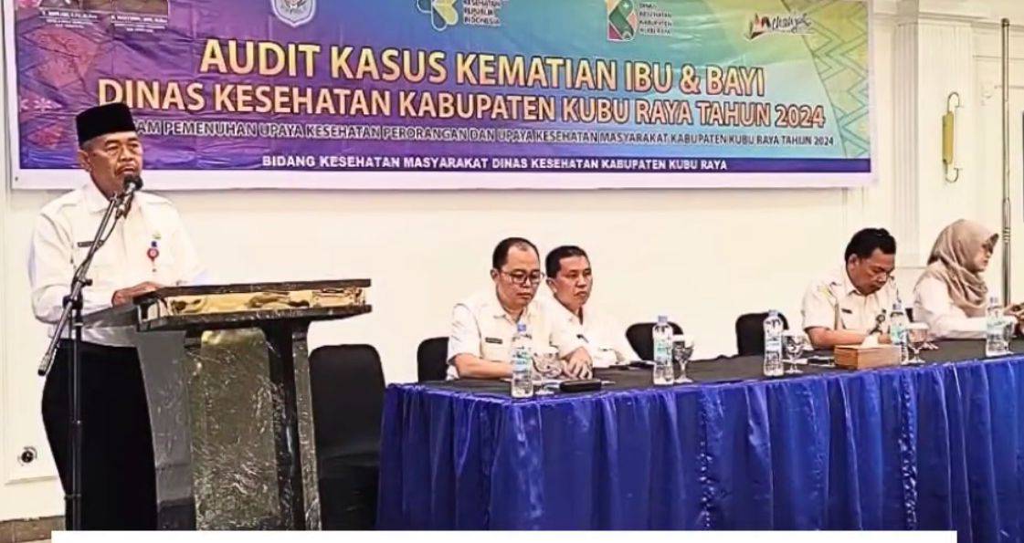Pertemuan Audit Kasus Kematian Ibu dan Bayi Tahun 2024 Puskesmas Padang Tikar 